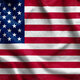 Shadows on american flag background 1640089