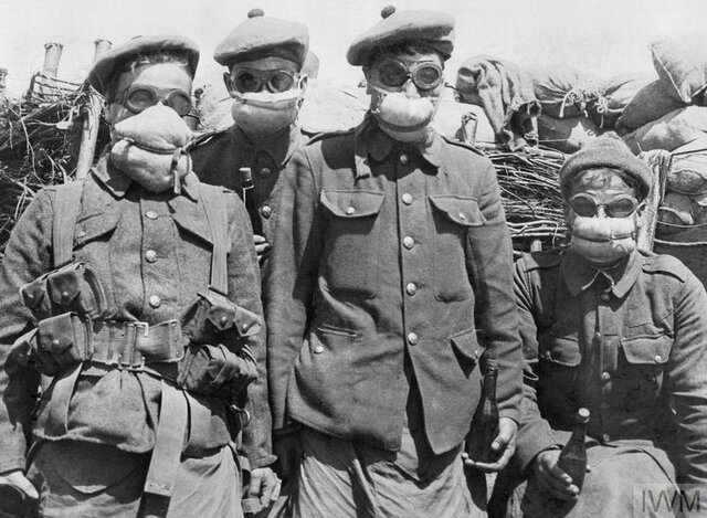 The Germans use poison gas at the 2nd battle of Ypres.