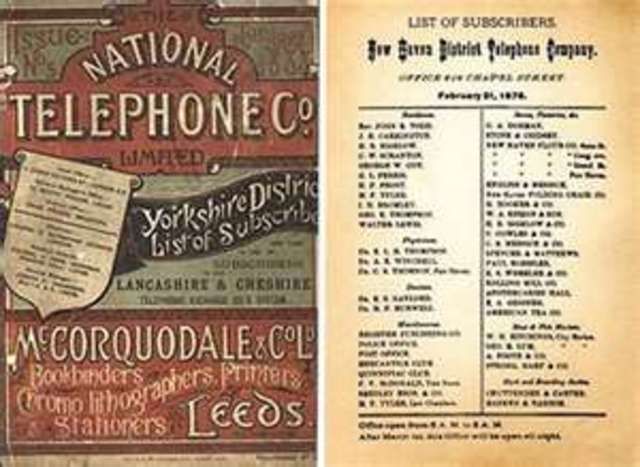 First Telephone Directory Published