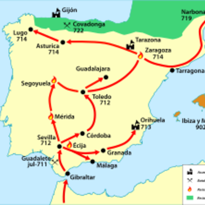 Timeline: al-Àndalus