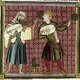 300px european and islamic musicians in 13th century playing stringed instruments