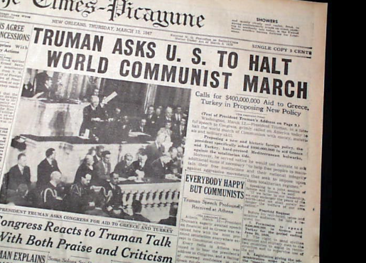 Truman Doctrine and Domino Theory