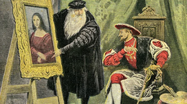 Leonardo es invitado por el rey de Francia