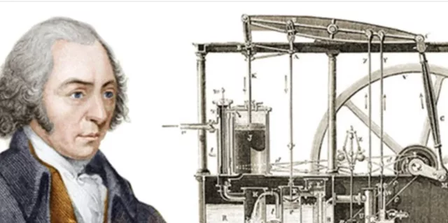 Invención de la máquina de vapor de James Watt