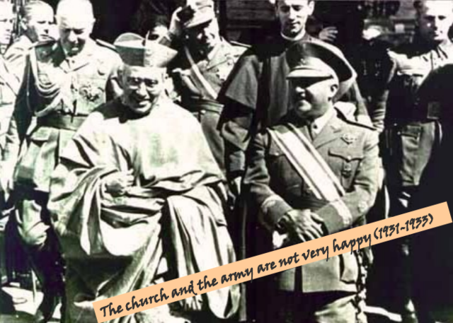 THE CHURCH AND THE ARMY ARE NOT VERY HAPPY