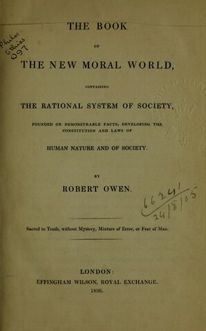 New Moral World de Owen