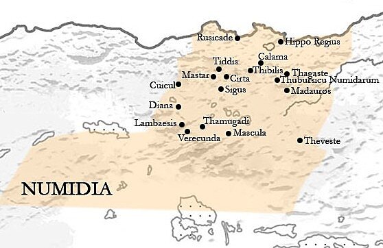 Nace Aurelio Agustin  de Hipona, en Africa Tagasthe