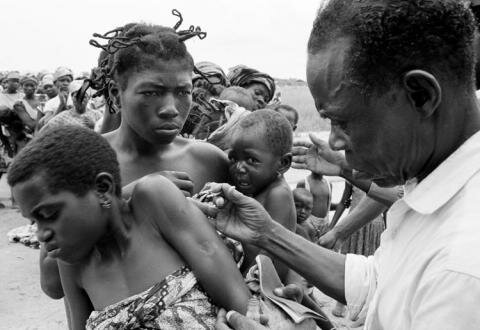 Erradicada la viruela.