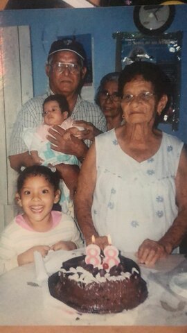 Cumpleaños de la bisabuela