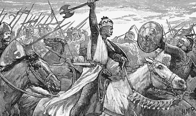 Charles Martel defeats Muslim invader halting Muslim expansion into west Europe