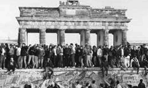 Berlin Wall Comes Down