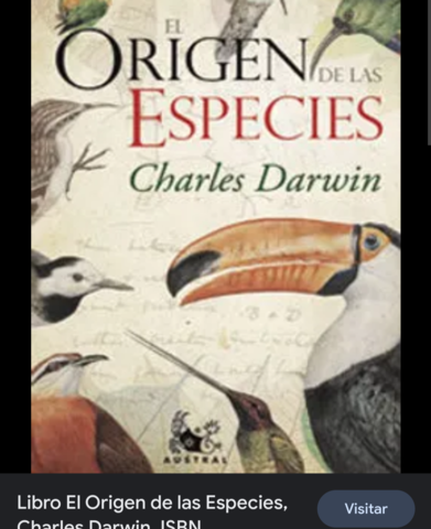 Unidad 4: Publicación de el libro "El origen de las especies"