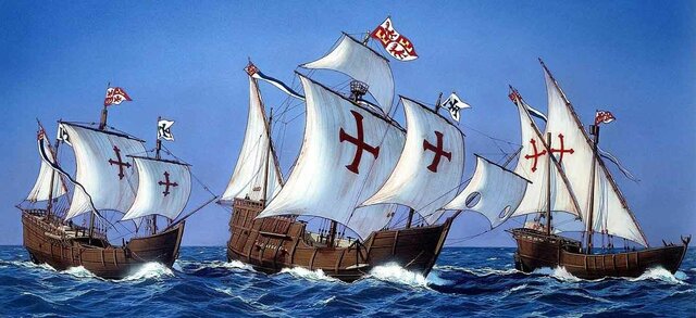 Salpà de Palos (Sortida primer viatge)