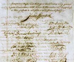 Olive Branch Petition sent to england