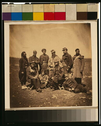 Fotografía tomada durante la guerra.1855