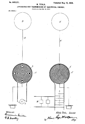 Tesla receives the First Radio Patent