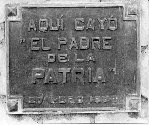 Céspedes muere cerca de San Lorenzo.