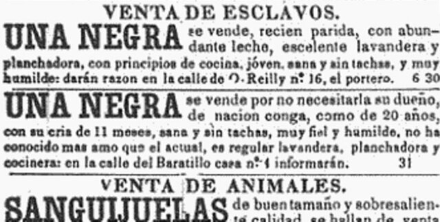 Las cortes españolas decretan el fin de la esclavitud.