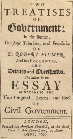 Two Treatises on Government