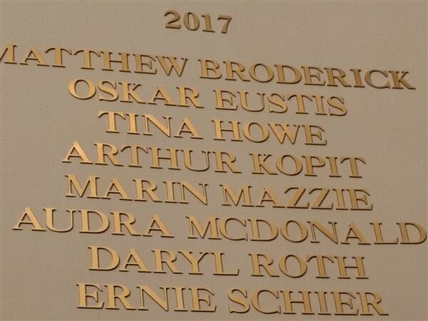 Induction into the American Theatre Hall of Fame