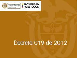 artículo 139 del Decreto Ley 019.