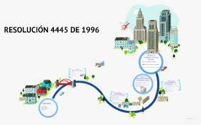 Resolución 4445 de 1996
