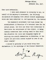 balfour declaration