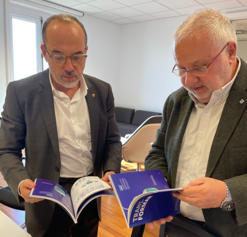 Reunió amb el conseller de Drets Socials, Carles Campuzano