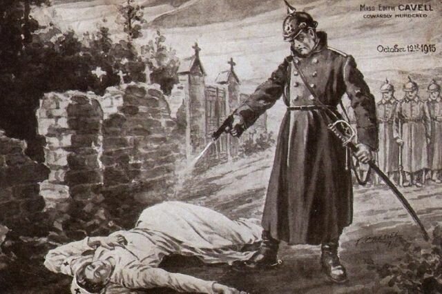 Edith Cavell is executed