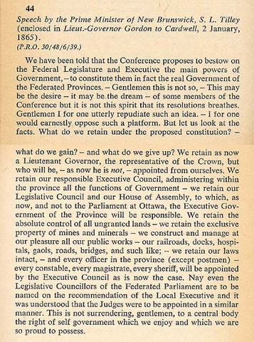 New Brunswick becomes responsible government