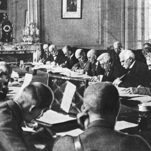 Germany and The Allies sign the Treaty of Versailles