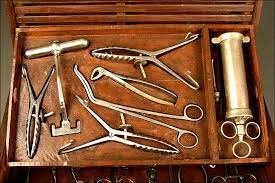 Estuche barberil del odontólogo