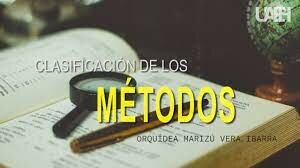 Clasificación de los métodos de enseñanza