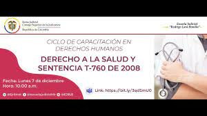 Sentencia T-760 de 2008