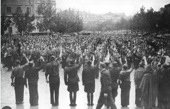 Bando Nacional conquista el norte de España