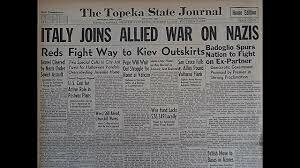 Italy joins the allies