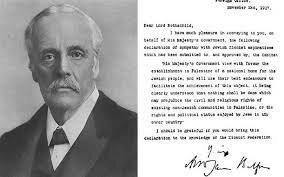 the Balfour Declaration