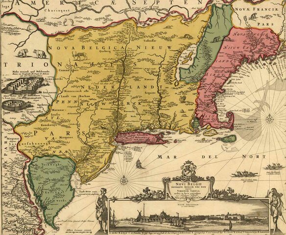 king charles  gave william land in the new world