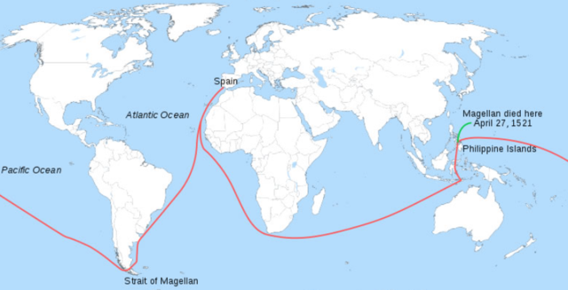 Ferdinand Magellan Circumnavigates the Globe