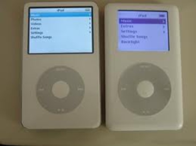 Apple sacó el iPod 5G