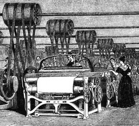 First Mechanical Spinning Machine