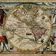 America or the new world map by theodor de bry 1596