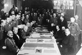 Treaty of Brest-Litovsk signed