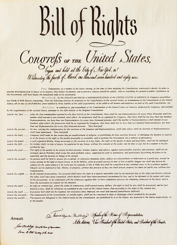 Bill of Rights Adopted
