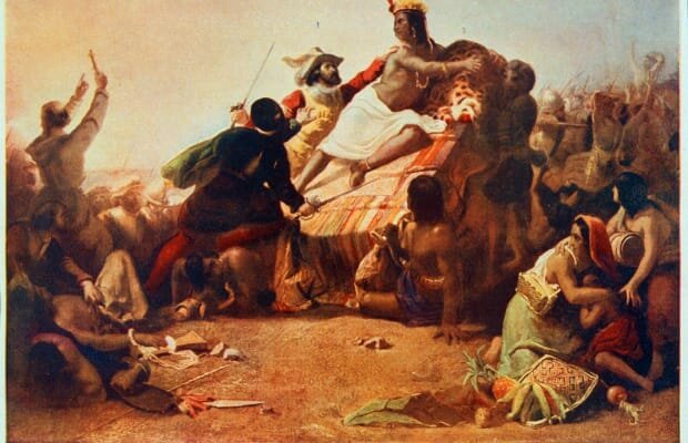Francisco Pizzaro conquered the inca