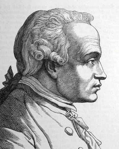 German philosopher Immanuel Kant's birth