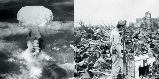 EEUU lanza las bombas atómicas de Hiroshima y Nagasaki
