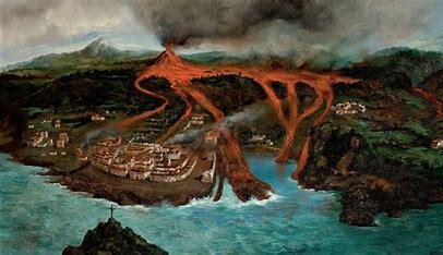 simultaneous eruptions