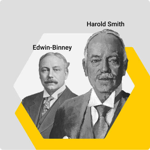Edwin Binney and Harold Smith invent Crayola Crayons