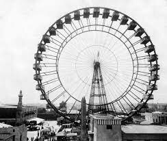 George Ferris invents the Ferris Wheel.